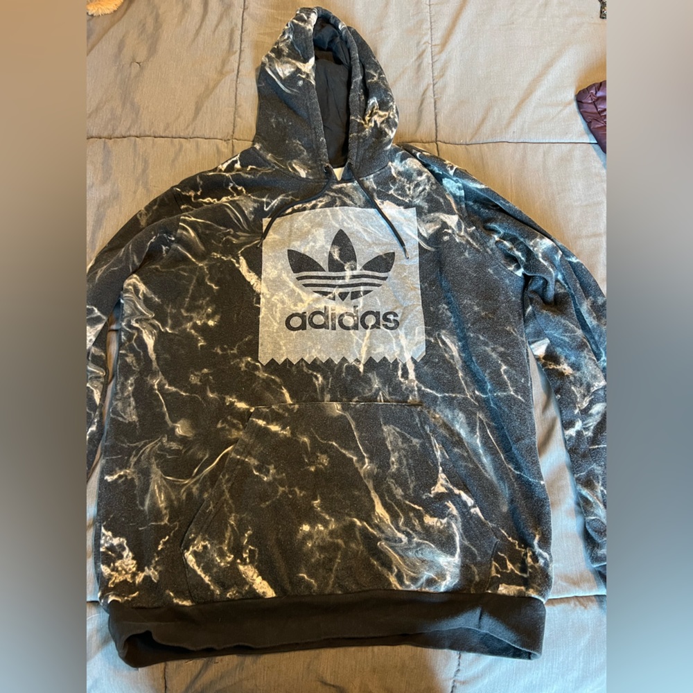 MENS LARGE ADIDAS HOODIE